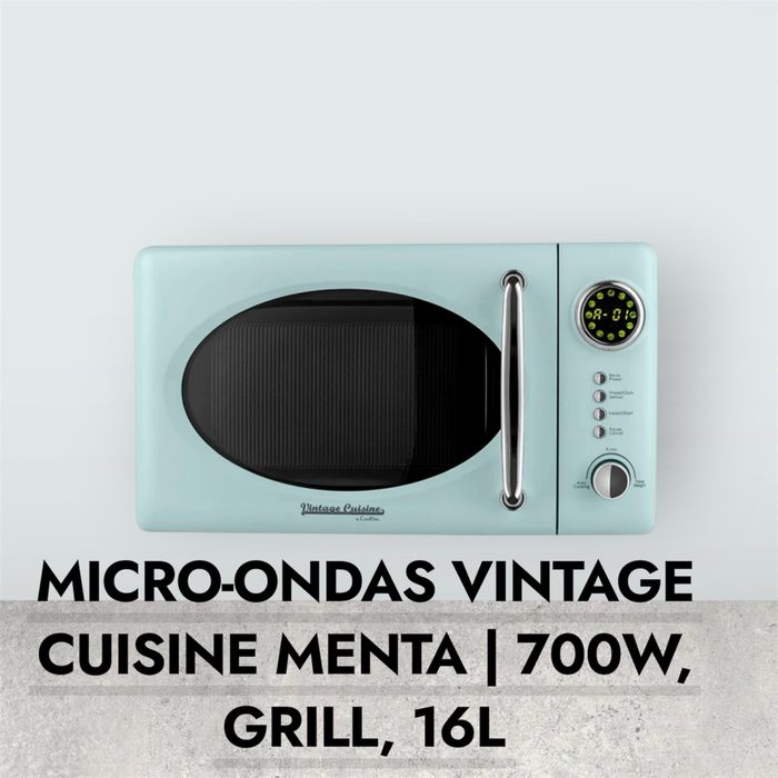 Microondas verde menta - como novo