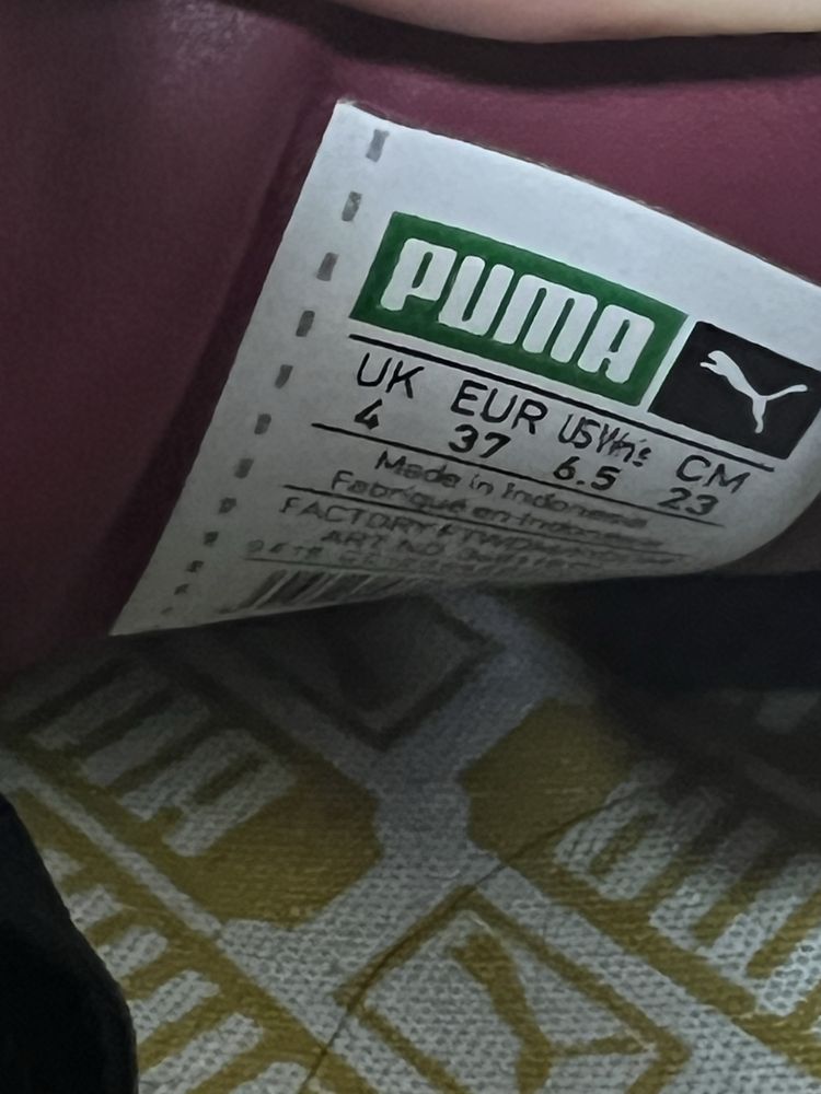 Tennis Puma Basket NOVOS 37