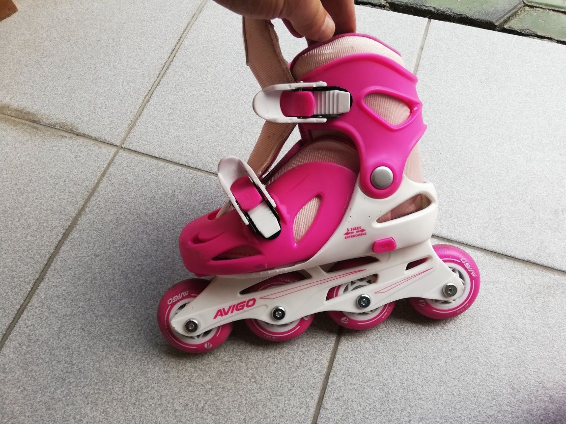 Patins em linha.