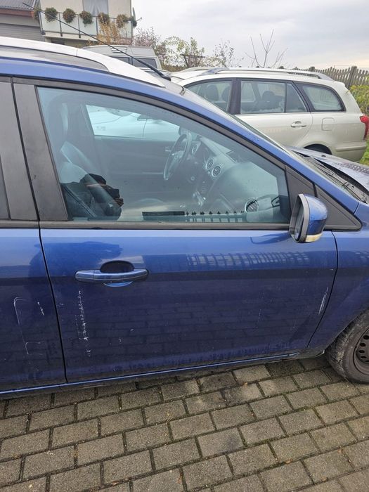 Drzwi Prawe Przód Kompletne Ford Focus Mk2 Lift 5D Kod Lakieru 36
