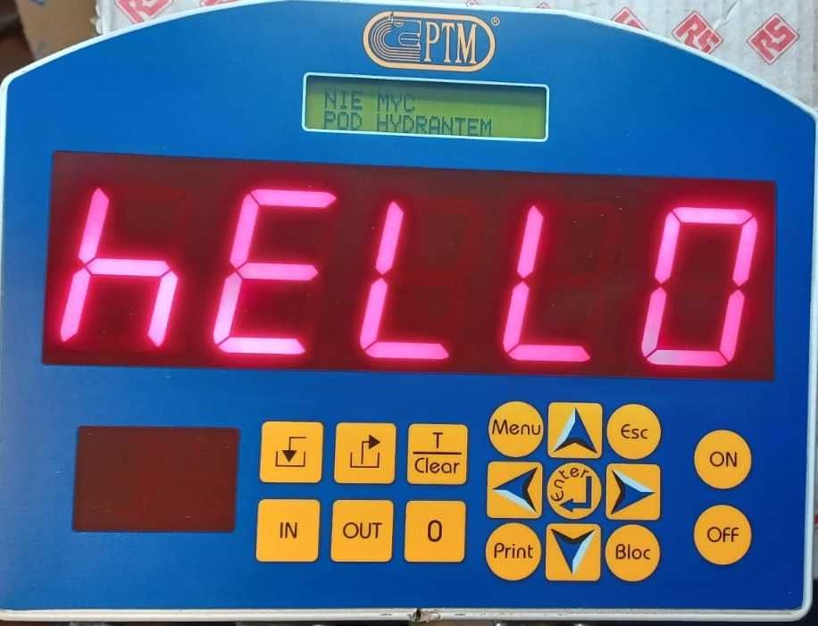 Naprawa wymiana wyświetlacza LCD wagi paszowozu Kuhn itp pilota prasy
