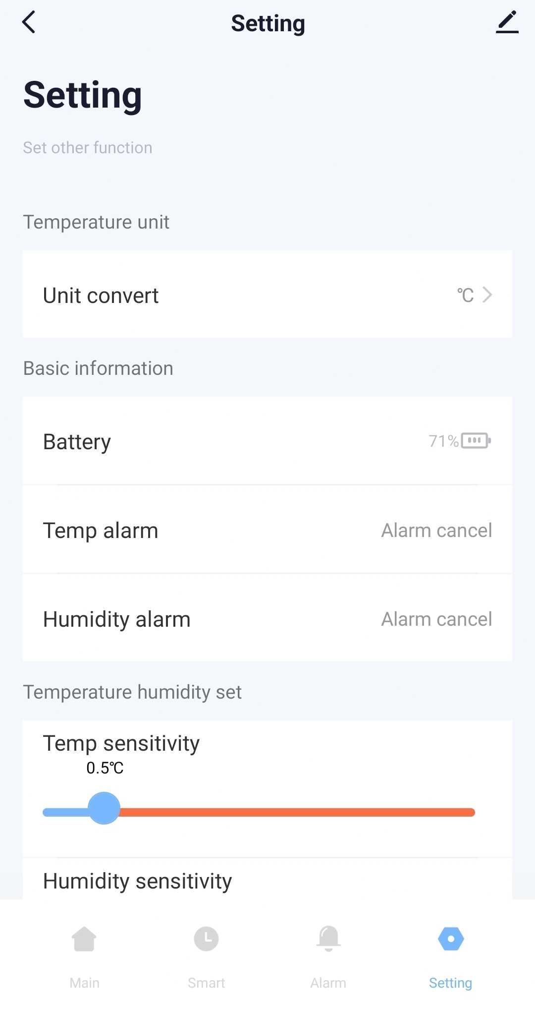Termometr Higrometr czujnik WIFI Tuya SmartLife