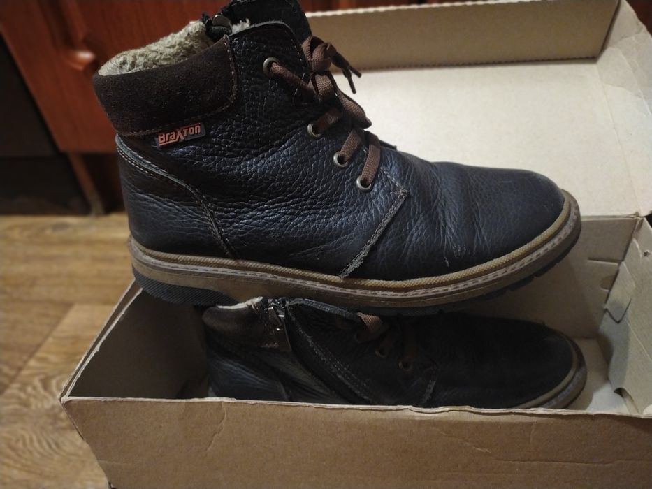 Шкіряні чобітки Braxton