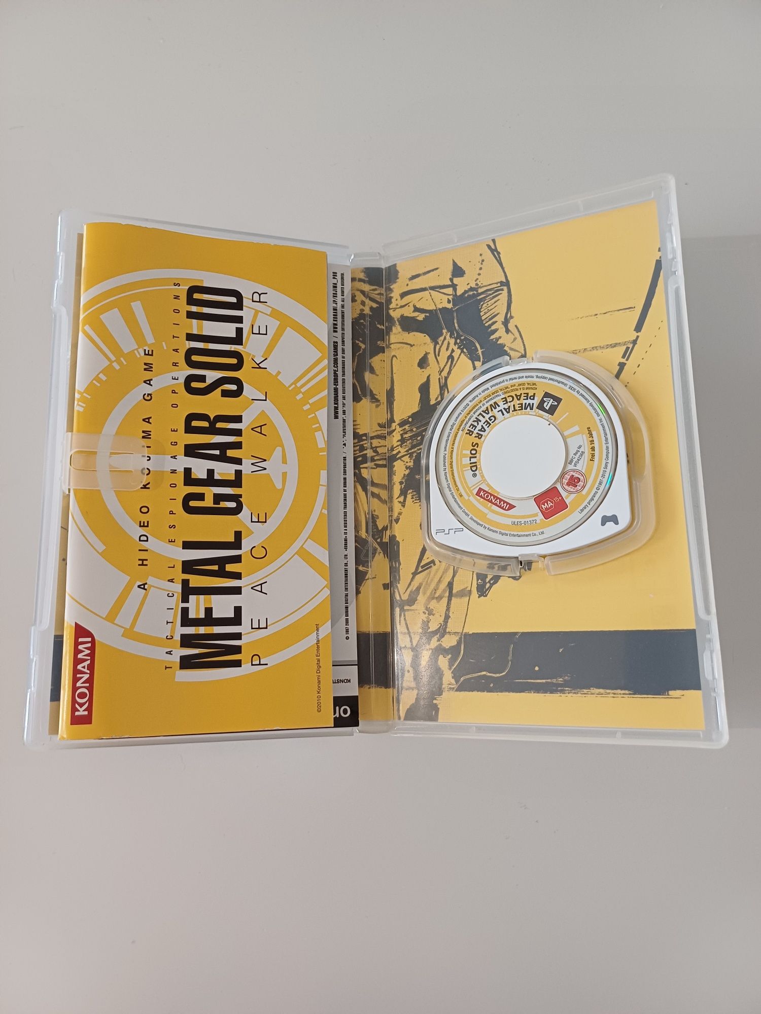 Metal Gear Solid Peace Walker Sony PlayStation Portable PSP