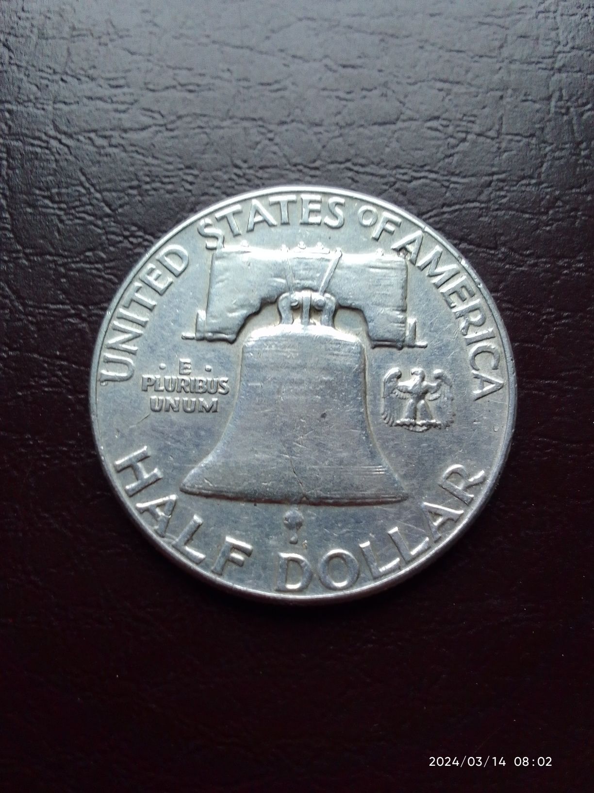 50 центів США 1963 р. срібло