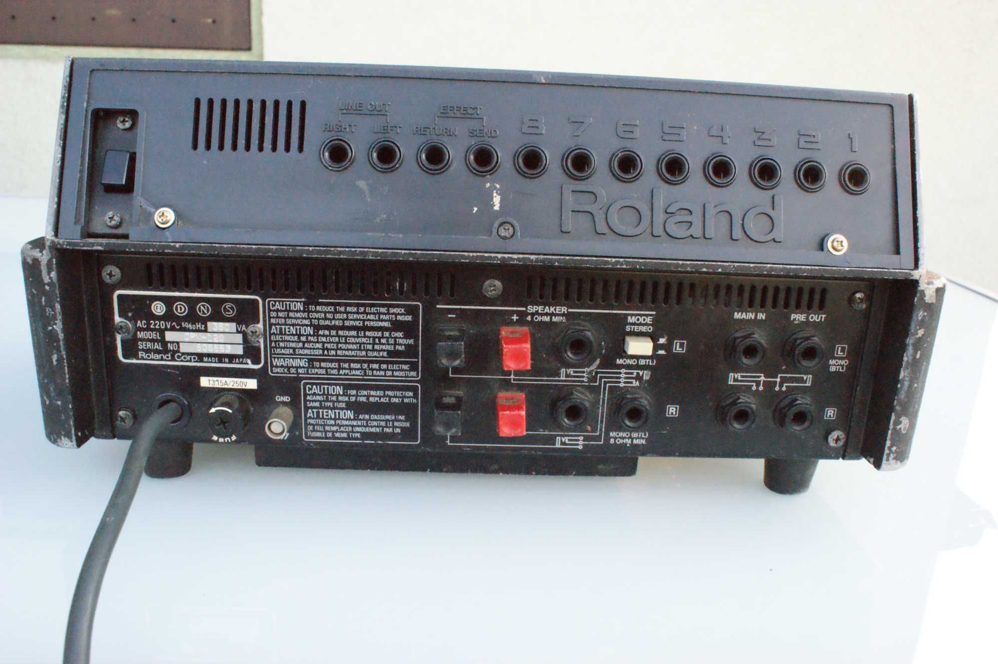 Roland CPM-120 Compact Powered 8-ch Mixer Stereo Mono Made In Japan