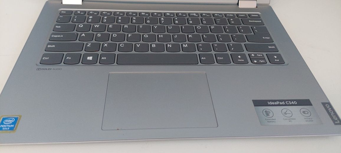 Ideapad c340 convertível - nao dá luz no ecrã