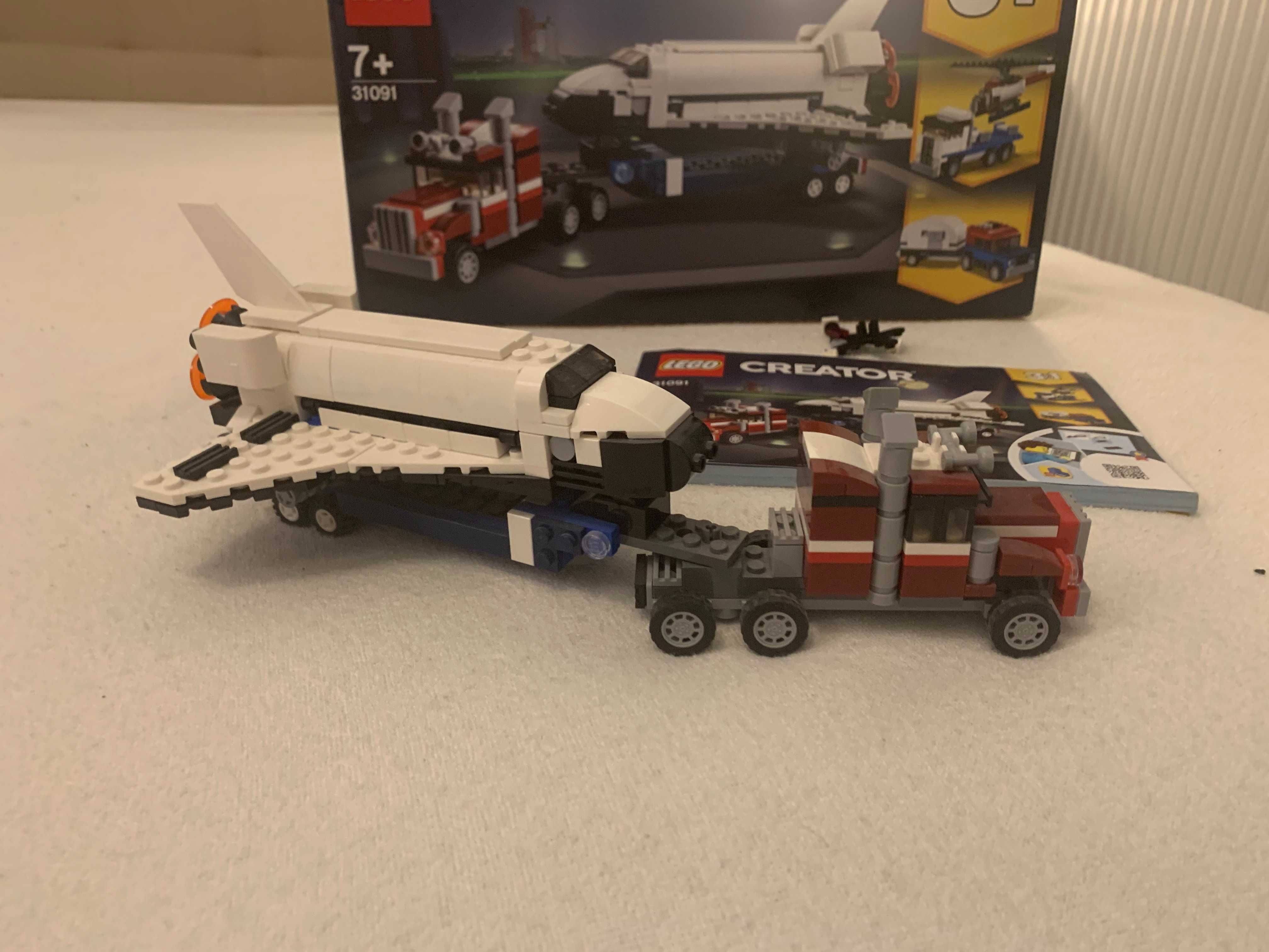 Klocki Lego Creator 3w1 Transporter promu kosmicznego 31091-promocja