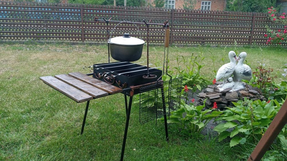 Мангал кований розбірний