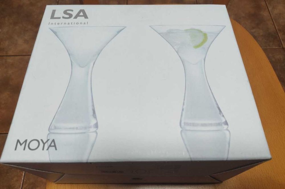 Kieliszki koktajlowe designerskie LSA Moya 2x 300ml