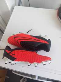 Chuteiras nike phantom gx vermelhas e pretas