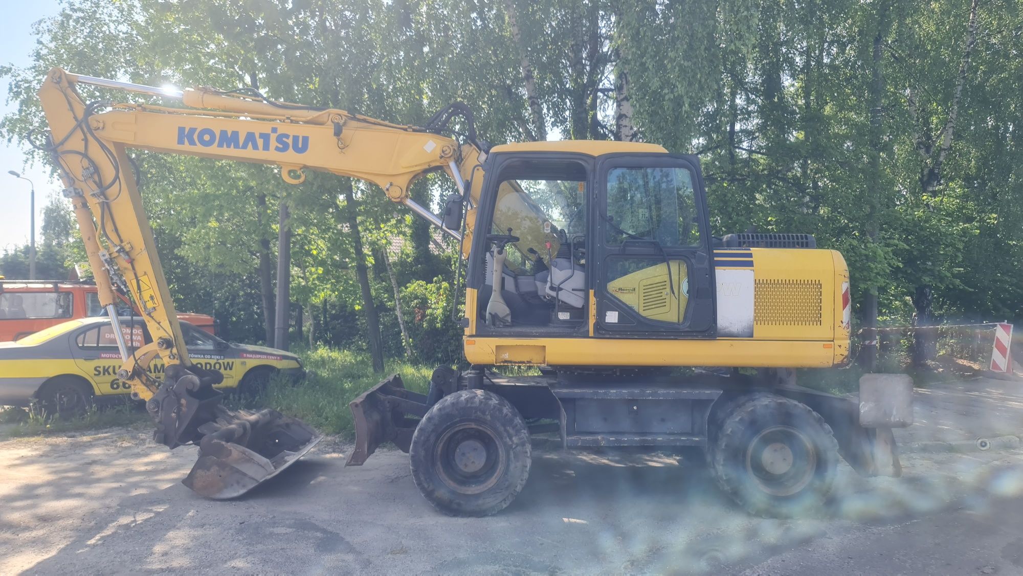 Usługi koparka kołową Roboty ziemne, wykopy, wywrotka, kruszywa
