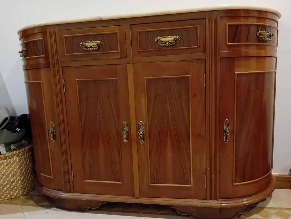 Sapateira tampo mármore