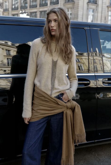 Светр кофта Zara з вовни та альпаки нова колекція