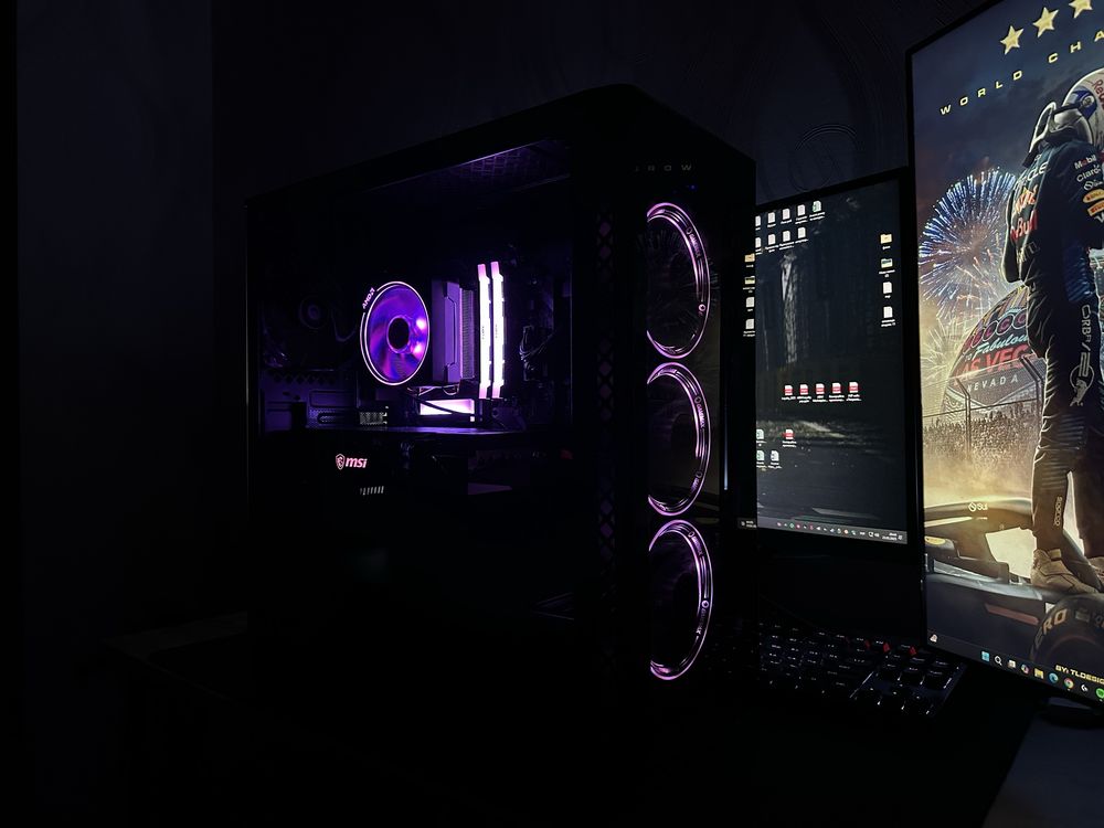 Персональний комплютер. AMD Ryzen 7 2700x. AMD 6600xt
