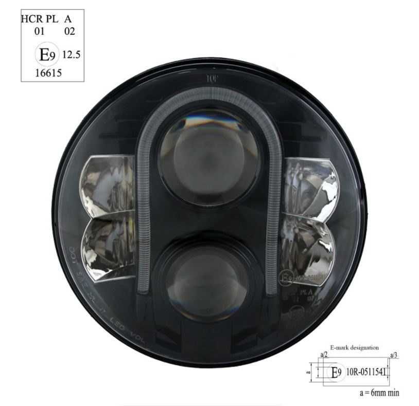 Faróis / farol Led Jeep wrangler jk Homologado