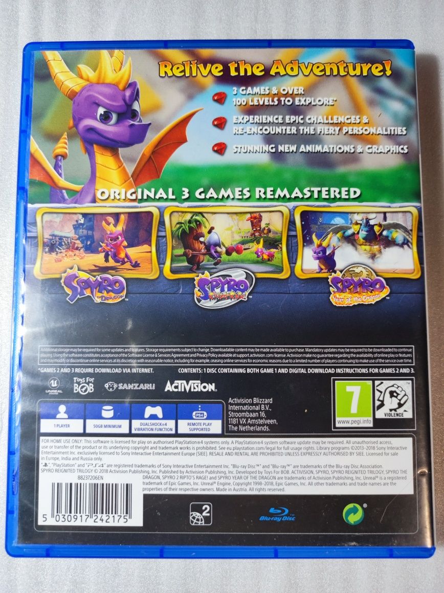 Spyro Reignited Trilogy | Gra PS4