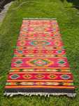 Zabytkowy kilim wełniany antyk 1,5x3m