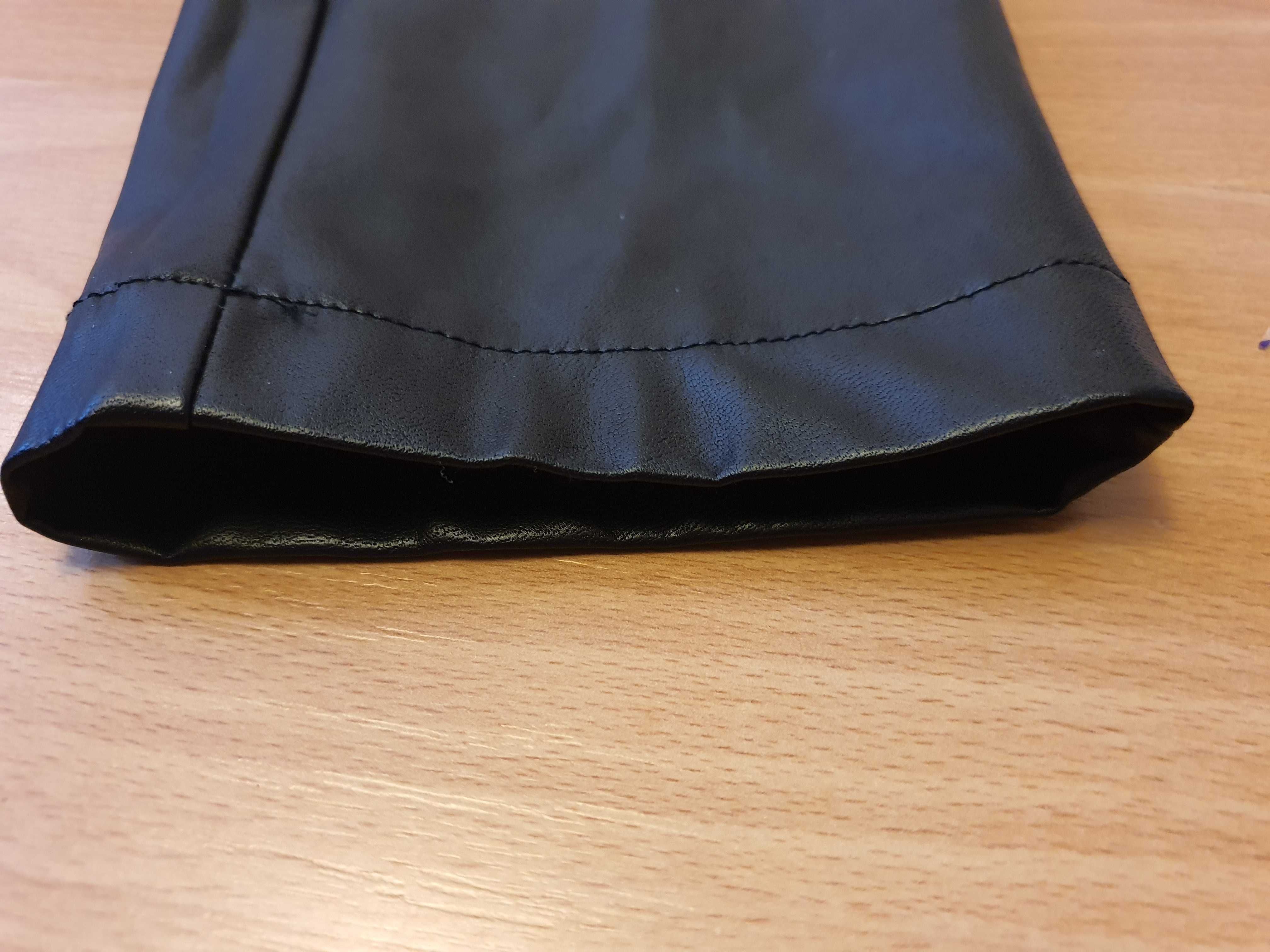 Skórzane czarne spodnie Cambio 34 FR