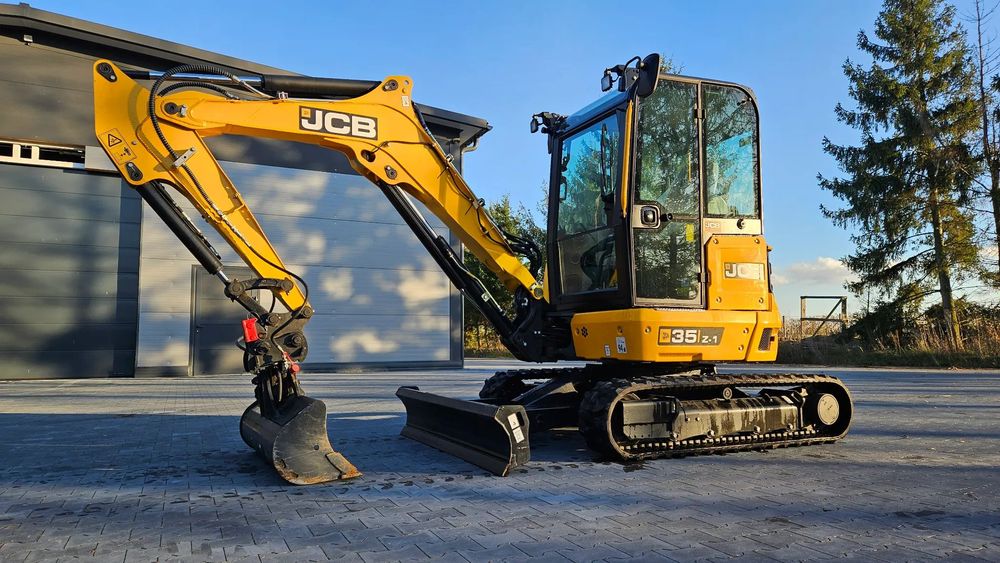 JCB 35Z-1  Koparka JCB 35Z-1 jak nowa, młot, wiertnica, 3łyżki