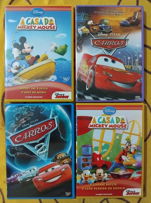 A: DVDs Infantis 0,40 cêntimos filmes desenhos animados crianças