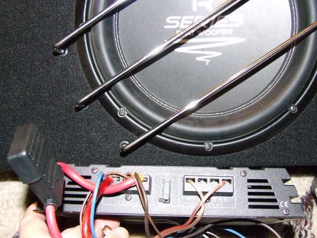 subwoofer Audio System zestaw samochodowy + wzmacniacz