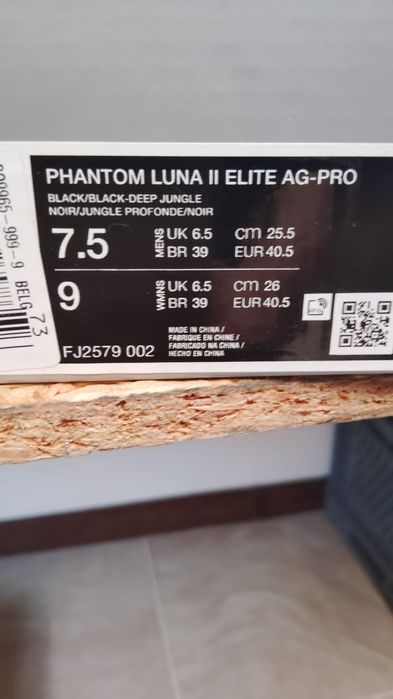 Nowe Buty piłkarskie profy Nike PHANTOM LUNA II ELITE AG r. 40.5 orlik