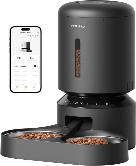 Dozownik Karmy Automatyczny 5l Petlibro Granary Smart Feeder Dual Bowl