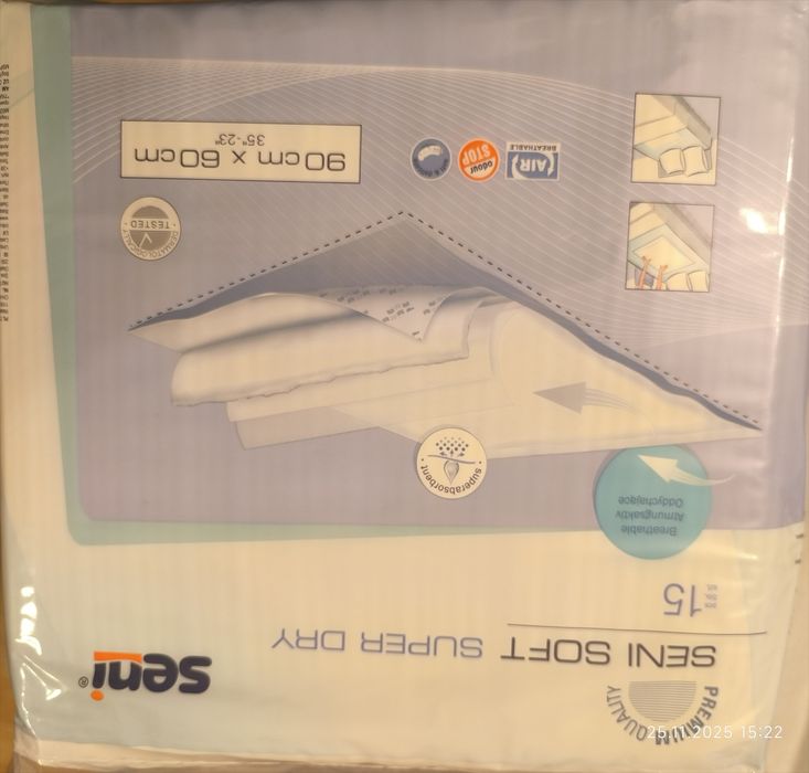 Podkład higieniczny Seni Soft Super Dry 60x90 cm