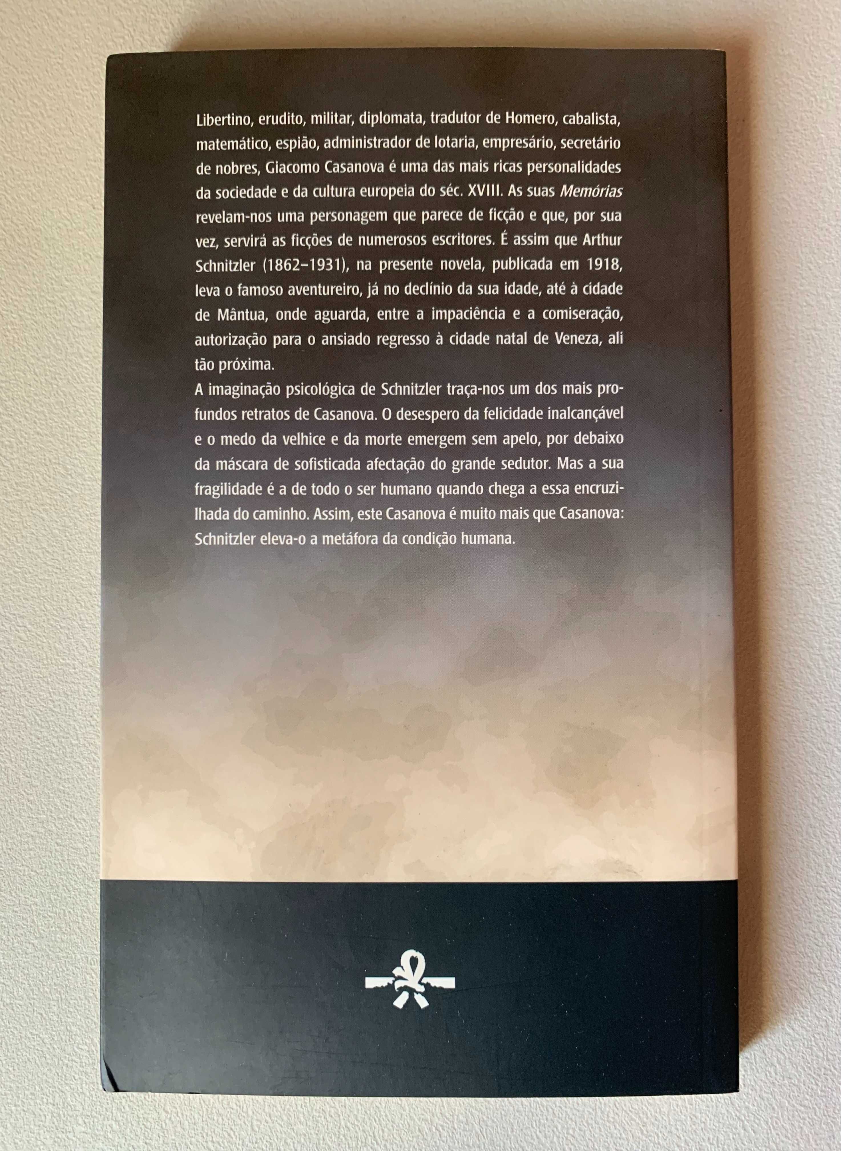 Casanova Regressa a Veneza, de Arthur Schnitzler
