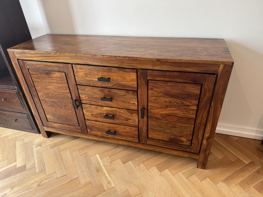 Solidna komoda z palisandru 150cm
