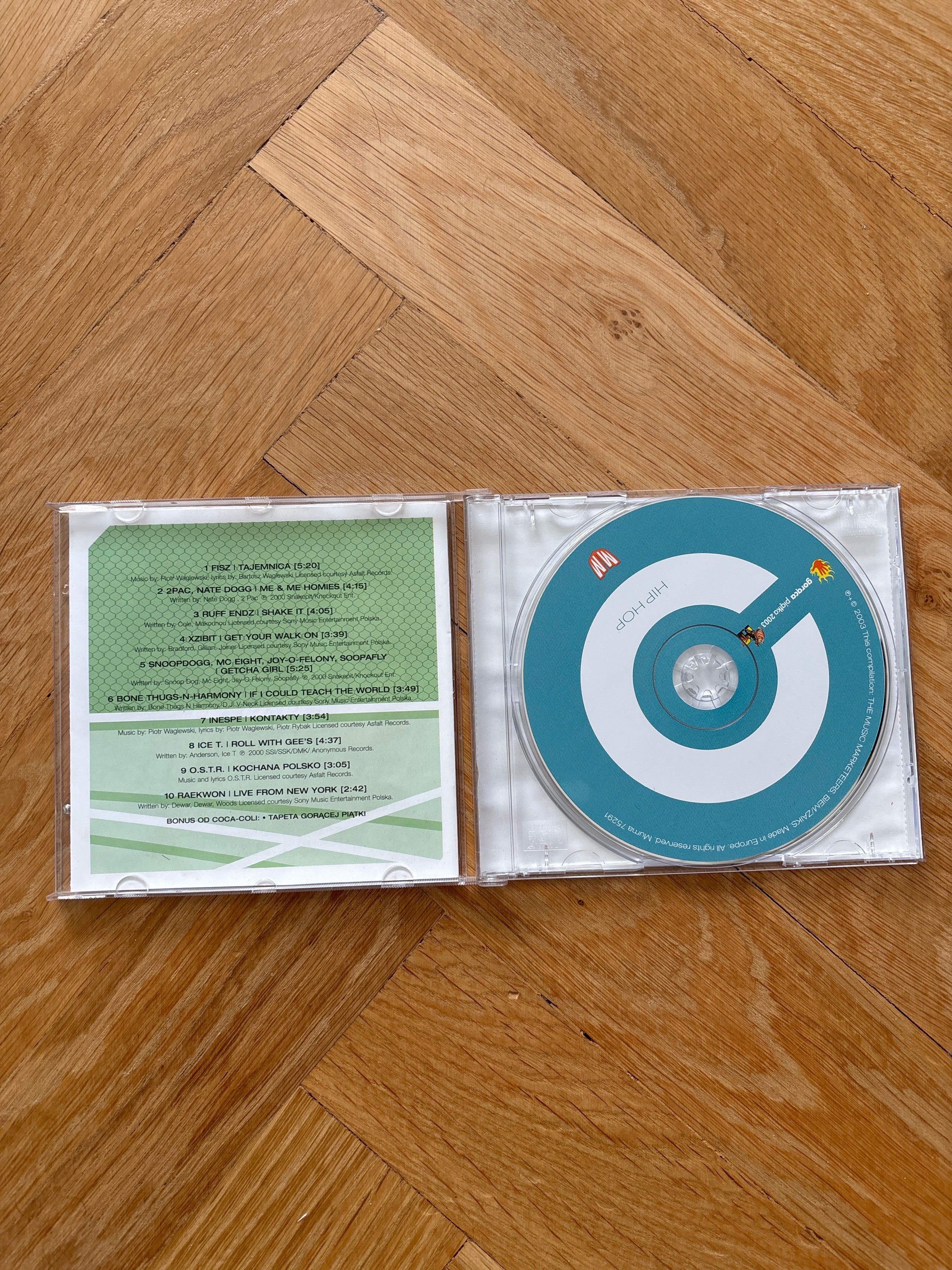 CD HIP HOP 2003 2Pac Fisz Nate dogg xibit ostr raekwon Ice t