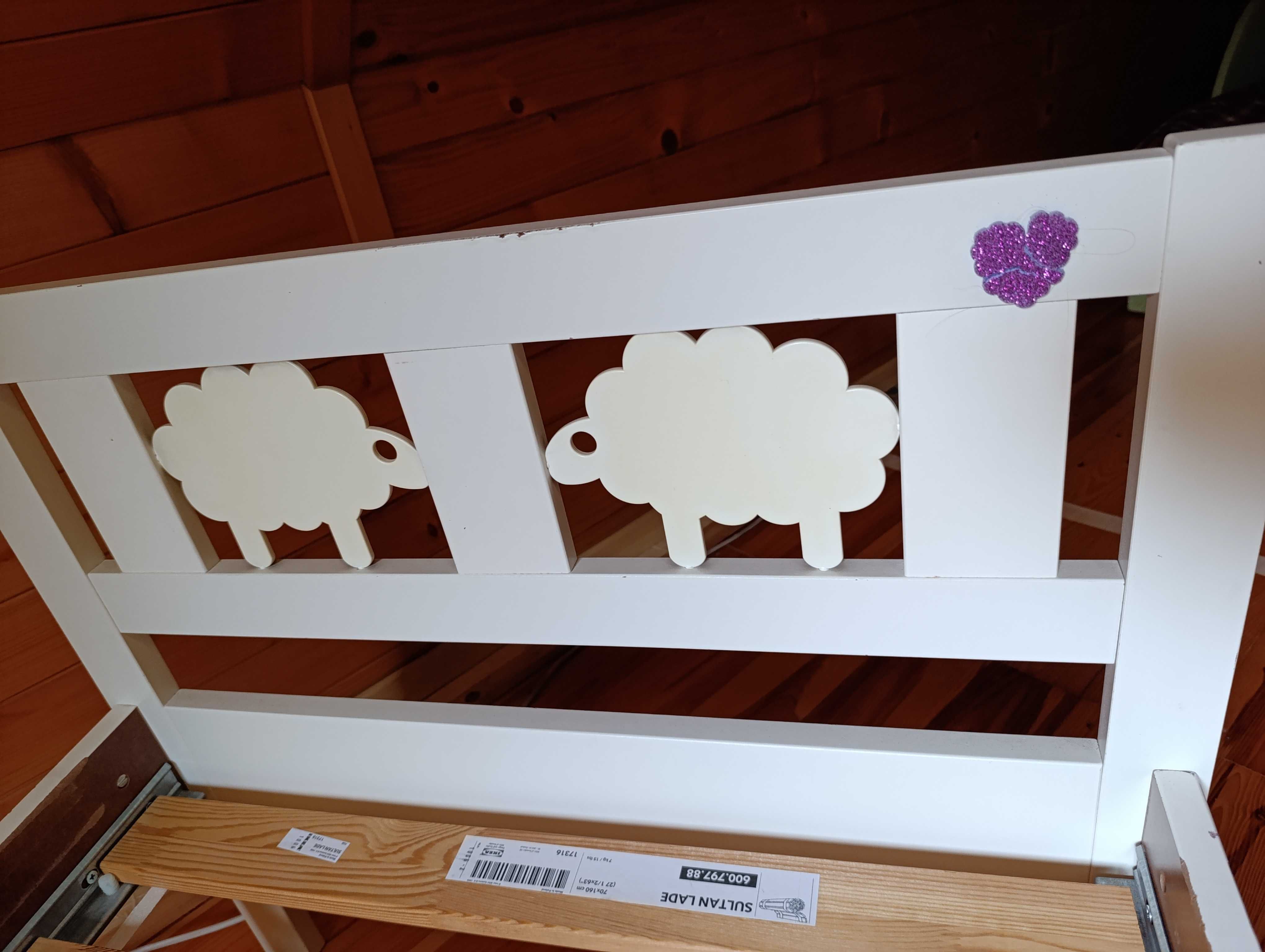 Łóżko dziecięce z materacem IKEA