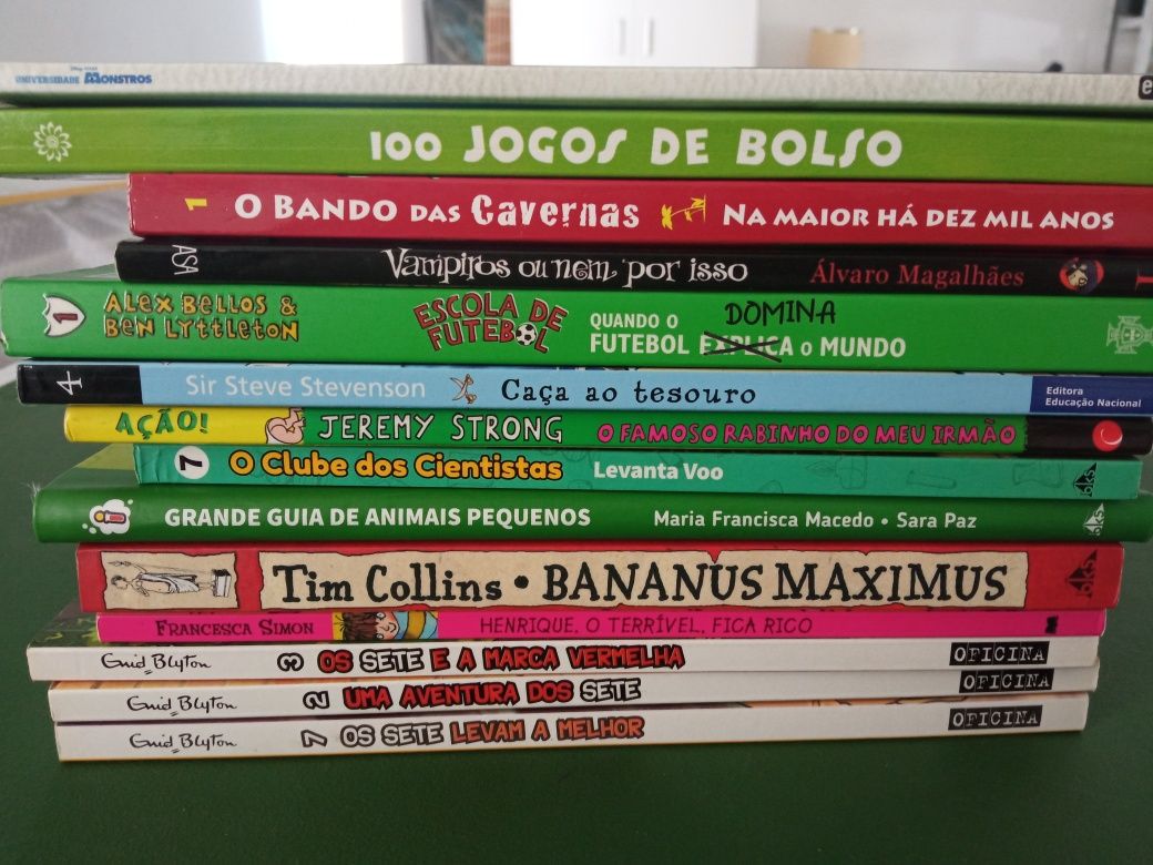 livros de atividades, infantil e de estudo em excelente estado