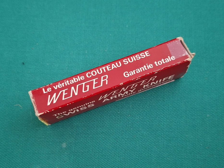 Wenger Delemont de duas camadas, vintage, com caixa original - NOVO