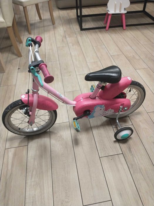 Rowerek dziecięcy rozmiar 14 cali.