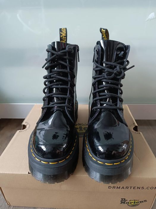 Dr. Martens Jadon Black Patent Lamper 38