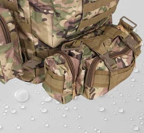 Военный рюкзак с подсумками Рюкзак Мультикам Тактичний рюкзак 3 сумки