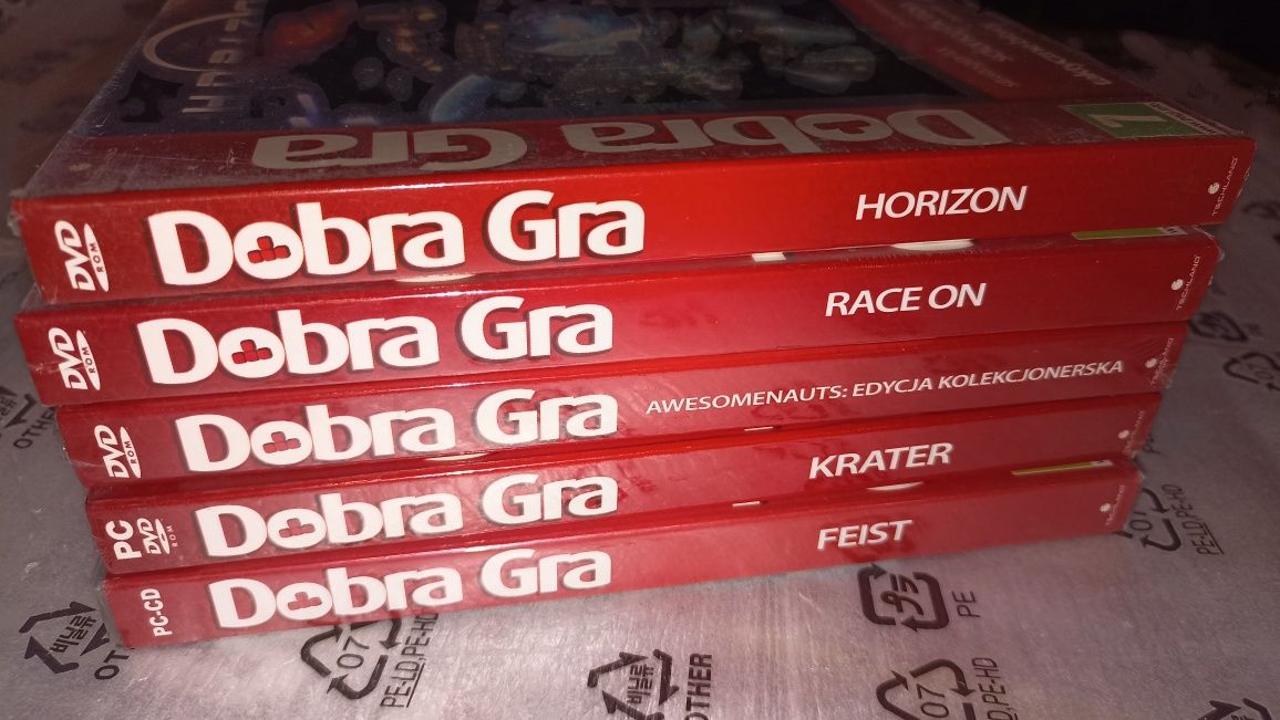 5 gier na komputer PC nowe pl cena za komplet