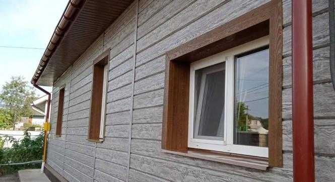 Блок-хаус металлический \ Блокхаус \ Доска \ Металевий Сайдинг