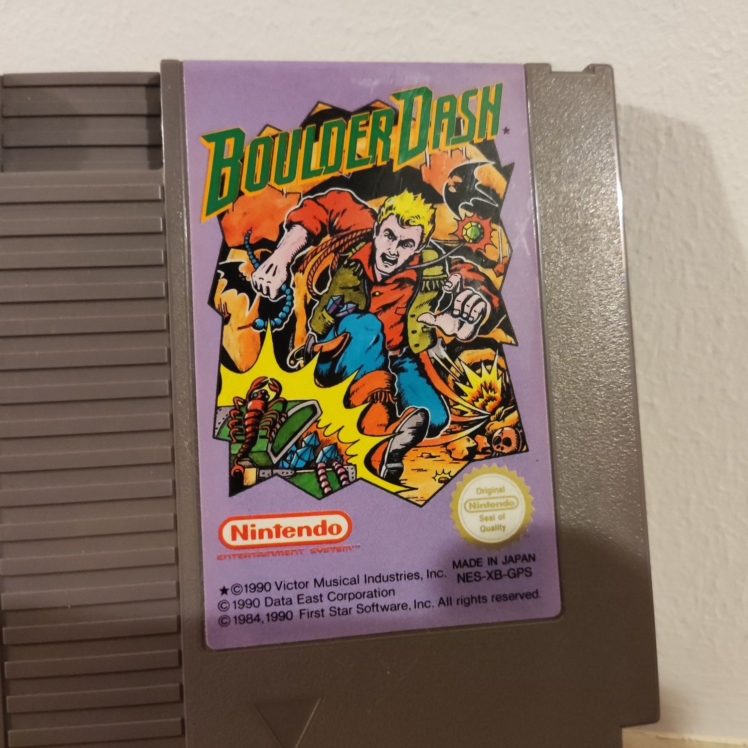 Boulder Dash - Nintendo NES Cartridge (cartucho)