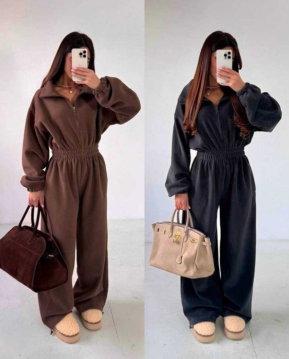 Жіночий комбінезон, велюр