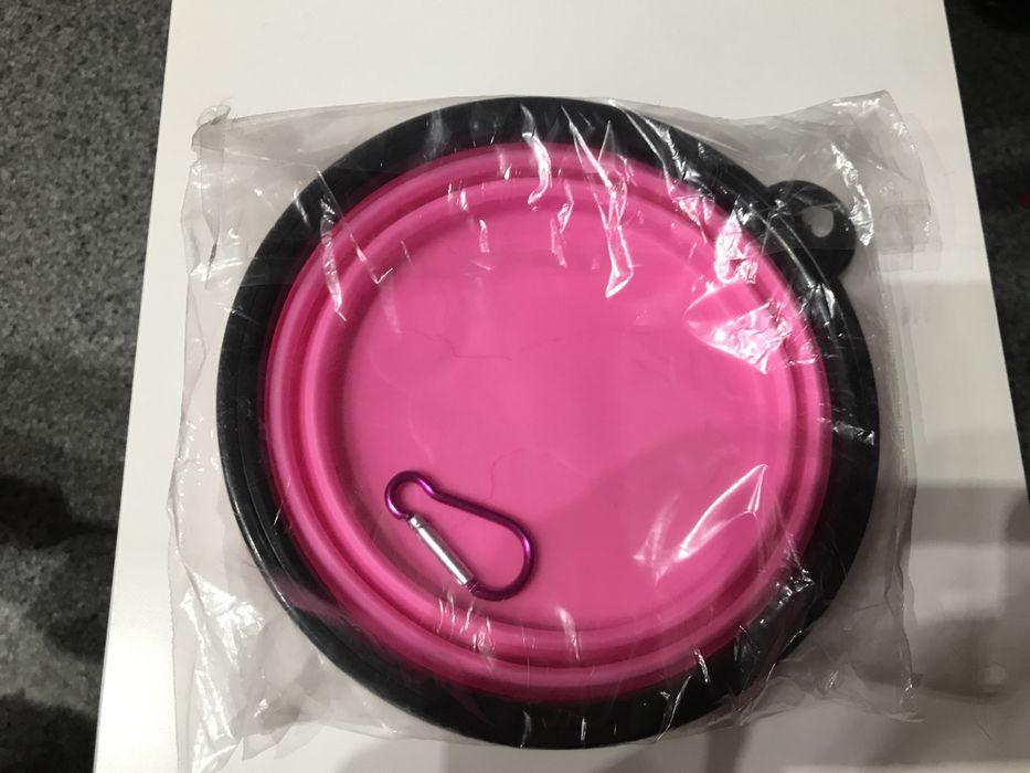 Podróżna miska dla psa silikonowa