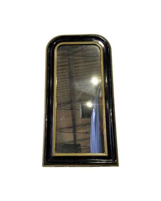 Espelho Vintage Preto/Dourado