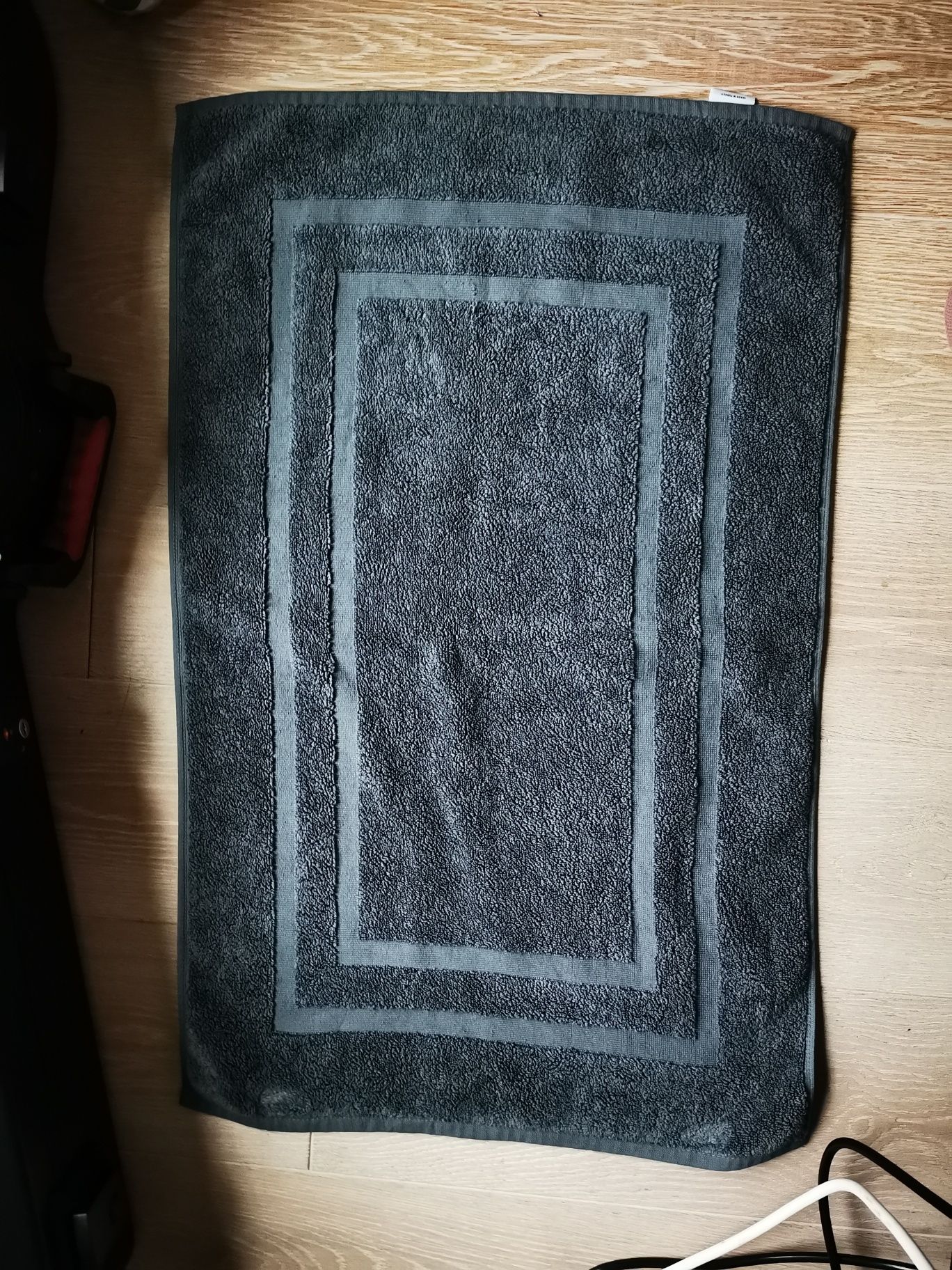 Ręcznik łazienkowy 78 x 48 x szary gruby komplet 2 sztuki