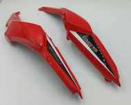 kawasaki z650 ninja650 czerwony metalik ogon bok zadupek