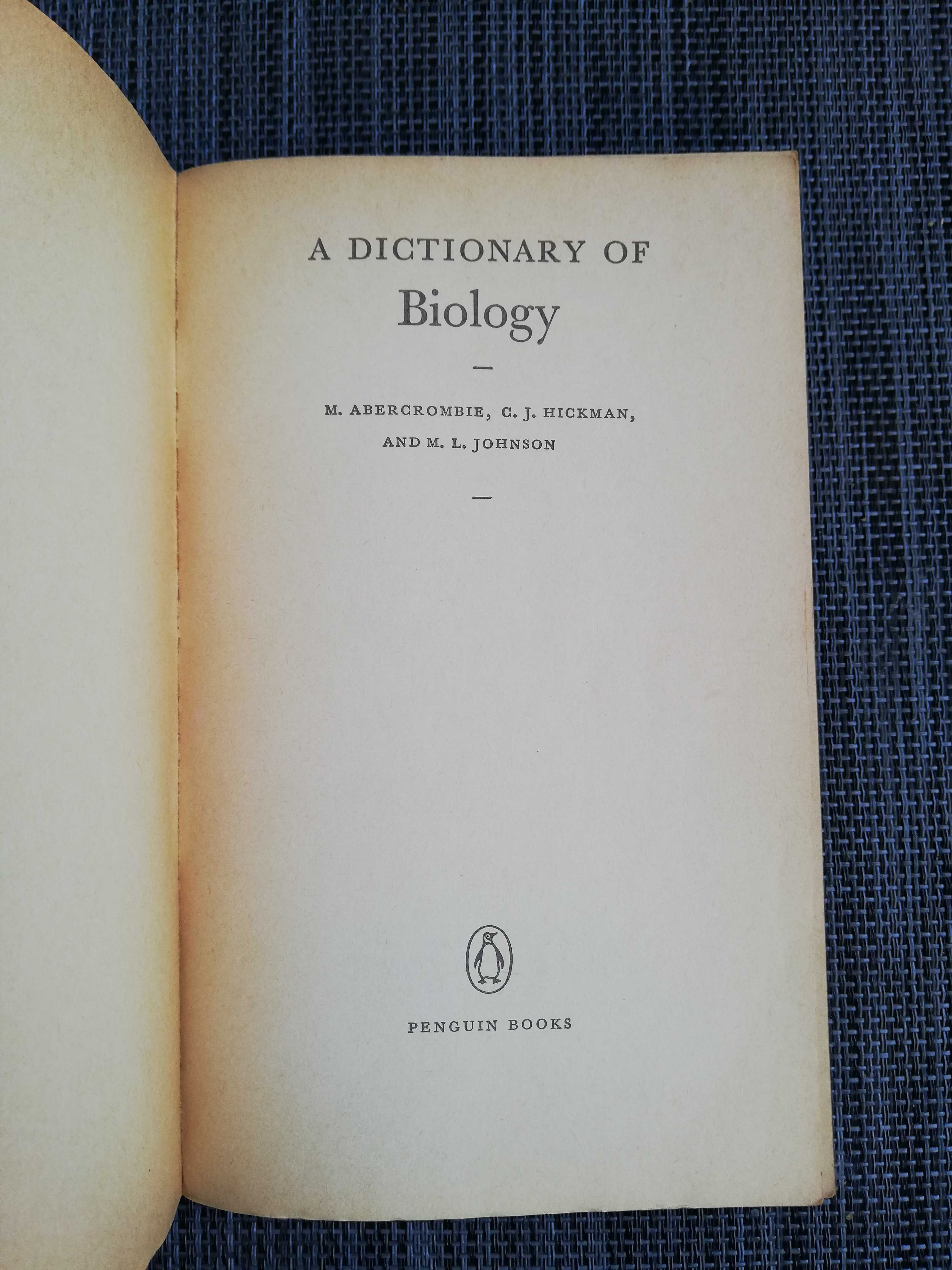 A Dictionary of Biology - vv.aa.