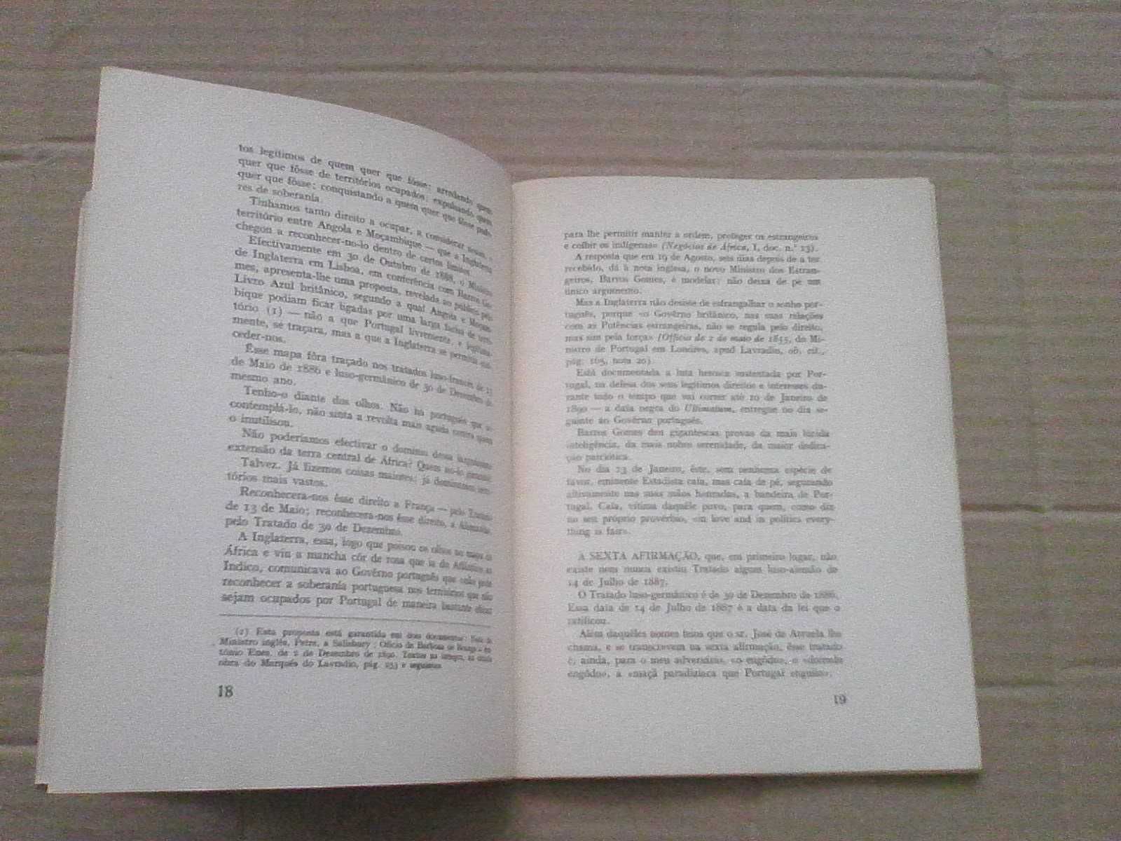 Para a história das relações entre Portugal e a Alemanha /Inglaterra