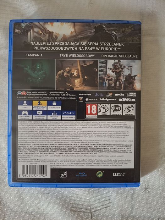 Call of duty Modern Warfare PL PS4 PS5 po polsku dubbing