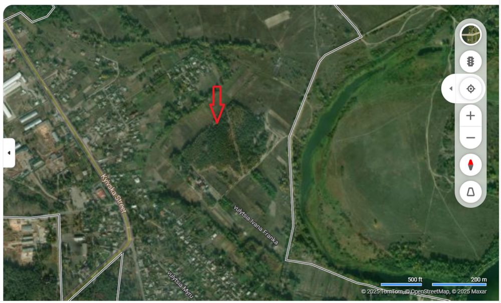 Продам земельну ділянку в с. Пірнове